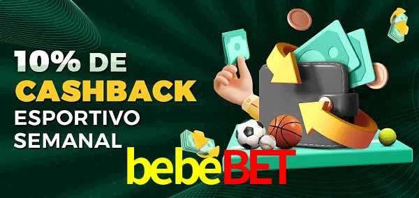10% de bônus de cashback na bebebet